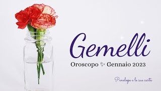 GEMELLI ♊️ Oroscopo GENNAIO 2023 🎭 Astrologia ⭐️ [upl. by Igor166]