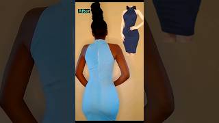 Halter neck dress tutorial loadingdiy sewing sewingtutorial halter turtleneck how shorts [upl. by Aisyle]