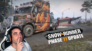 Scandinavie  Test du camion Routier   Snowrunner Phase 11  18 [upl. by Alverson]