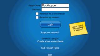 Club Penguin  Rockhoppers Password 2016 THIS VIDEO IS A JOKE [upl. by Anaig]