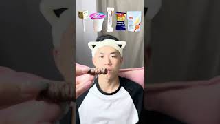 🤍🍥⚪🎧ASMR Whitethemed Mukbang  Perfect for Sleepimmersive asmr asmrsounds [upl. by Cressi874]