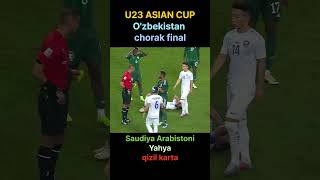 Ozbekiston 23 yosh Osiyo kubogi chorak final [upl. by Ahteral]