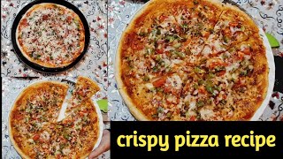 घर पर बनाएं आसानी से पिज़्ज़ा  How to make pizza at home  dominoz recipe pizza [upl. by Tnelc]