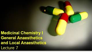 General and local Anesthetics Medicinal Chemistry [upl. by Annayr336]