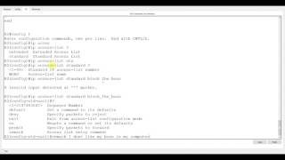 S19L104 Remark Command in an ACL [upl. by Abrams]