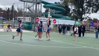 2024 BFNL netball elimination final Eaglehawk v Strathfieldsaye first quarter [upl. by Axia893]