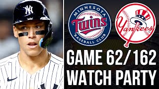 YANKEES VS TWINS WATCH PARTY  6424 [upl. by Patrizius285]