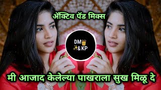 Mi Azad Kelelya Pakhrala Dj Song  मी आजाद केलेल्या पाखराला सुख मिळू दे  Active Pad Mix  Dj DMampKP [upl. by Powder351]