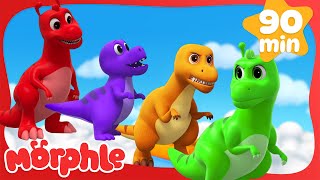 Color TRex Dinosaurs and Eggs🦖🦕  Cartoons for Kids  Mila and Morphle [upl. by Elita]