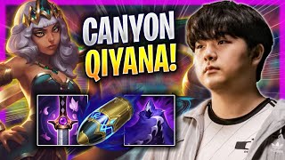 CANYON TRIES QIYANA WITH NEW BUFFS  GEN Canyon Plays Qiyana JUNGLE vs Vi  Season 2023 [upl. by Bently279]