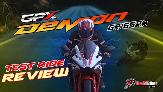 GPX Demon GR165RR Test Ride Review by Deshi Biker [upl. by Neale]