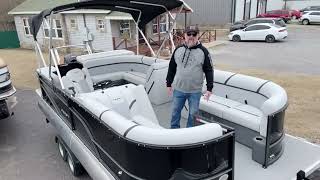 2023 Crest Pontoon Boats  Review Classic LX 220 L Review [upl. by Yboj]