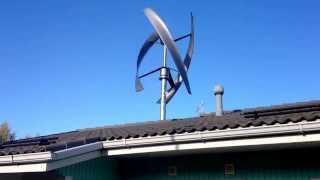 Eddy GT 1KW vertical wind turbine by Baltic Green Energy OÜ in Estonia [upl. by Marianne916]