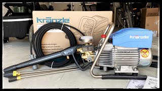 UNBOXING NEW PRESSURE WASHER  KRANZLE 10122 TS QC [upl. by Ecnerwal]