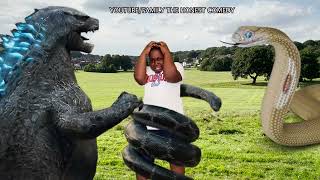 Best Dangerous gang of GIANT SNAKE ANACONDA ATTACK MARVELOUS IN REAL LIFE VS Godzilla funny video [upl. by Henke]