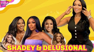 Brit Eady THROWS SHADE at Kenya Moore amp RHOA Cast [upl. by Lleynad837]