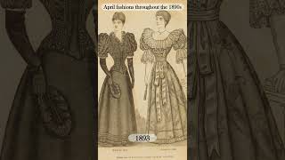 April Fashions Throughout the 1890s [upl. by Drusi]