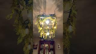 Look at Vickie’s Light fixture she made Did I mention that ITS PRETTY 😂 [upl. by Lasser]