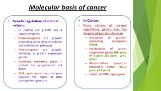 Biochemical Basis of Carcinogenesis 6naglaa [upl. by Thebazile]