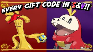 Every gift code in Pokemon Scarlet and Violet early August 2024 [upl. by Kaete]