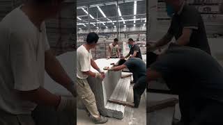 Granite stone moving process [upl. by Follansbee]