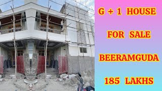 G  1 INDEPENDENT HOUSE FOR SALE II NEAR BEERAMGUDA II  I  164  II CALL  9550115042 [upl. by Adeehsar]