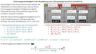 Strömungsgeschwindigekiet in einer Lüftungsanlage [upl. by Ellissa894]