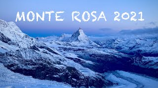 Mountaineering at MONTE ROSA amp MATTERHORN with DRONE shots 4k [upl. by Swift]