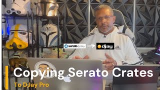 How To Copy Serato Crates to DJay Pro on an iPad [upl. by Sllew]