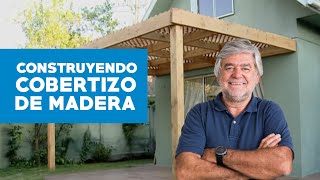 Cómo construir cobertizo de madera [upl. by Aisereht]