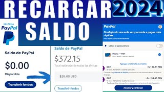 💳Cómo recargar saldo en paypal con tarjeta de credito [upl. by Ahsem]