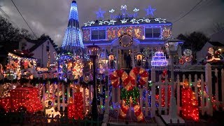 Families with the best Christmas light displays [upl. by Rezeile]