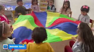 kindergarten parachute game [upl. by Atsyrhc]