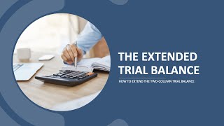 AAT Level 3  Extended Trial Balance  How to prepare the ETB [upl. by Sivi]