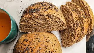 Whole wheat bread recipe  whole wheat bread  multigrain flour bread recipe [upl. by Lamori909]