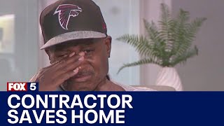 ITeam Good Samaritan saves mans home after FOX 5 ITeam report [upl. by Uehttam]