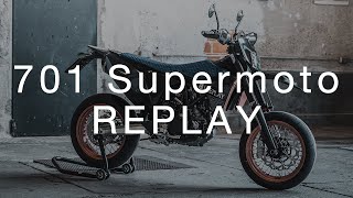 701 Supermoto REPLAY  Husqvarna Motorcycles [upl. by Nohj]