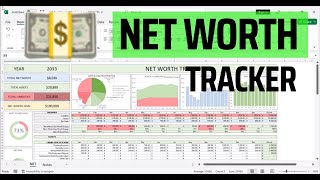 Net Worth Tracker Spreadsheet [upl. by Nylirak315]