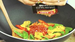 Singapore Chicken Noodles Recipe Amoy [upl. by Swithbart]