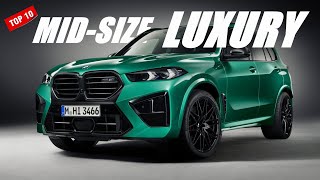 Top 10 Best MidSize Luxury SUVs in 2024 [upl. by Demmahom774]