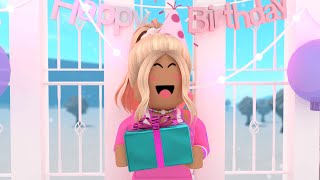 LUCYS 8TH BIRTHDAY PRESENTS  Roblox Bloxburg Family Roleplay  WITH VOICE [upl. by Aidnama543]