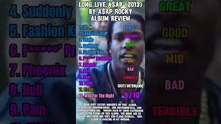 LONGLIVEAAP By AAP Rocky Album Review asaprocky rap hiphop music albumreview review asap [upl. by Browne]