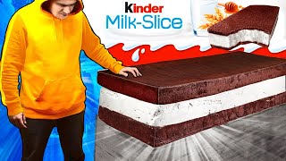 Riesige Kindermilchscheibe  Wie man die größte DIYKinder der Welt macht VANZAI KOCHEN [upl. by Nyroc]