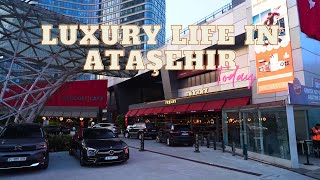 Luxury Life in Ataşehir  Türkiye Istanbul  4K Walking Tour [upl. by Desta]