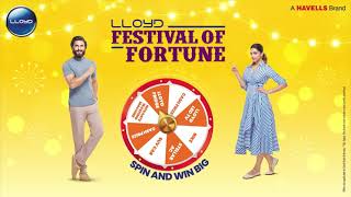 Celebrate Diwali with Lloyd Festival of Fortune  Spin amp Win Big [upl. by Anson459]