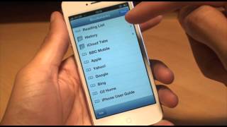 iPhone 5 How to Clear Browsing History [upl. by Malorie]