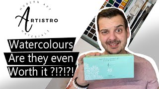 Artistro watercolour review [upl. by Arayt]