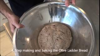 Video Recipe  Fougasse  French Olive Ladder Bread [upl. by Nyrmac]