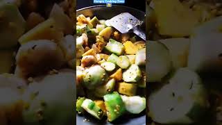 😋😍Yummypanchoratnomixedveg🥘🥗 with mugdalbest with hot riceyoutube shorts recipe🥰❤️ [upl. by Calvert]