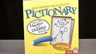 Pictionary Word Game Review  Mattel Toys amp Games [upl. by Adyht]